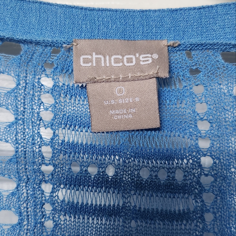 CHICO'S size 0/ small. Lightweight summer sweater/ layering piece. - Picture 8 of 10